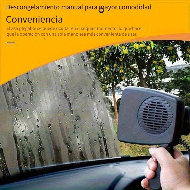 FrostAway - calefactor y desempañador de auto - Visión clara al instante.