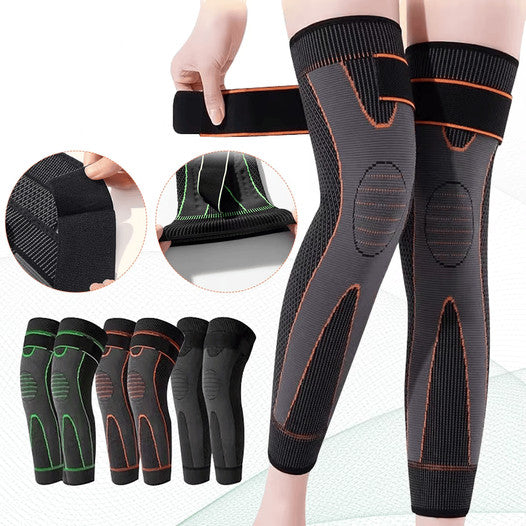 SportFlex™- 2 Rodilleras Largas- Soporte y Alivio en tus rodillas para mejor rendimiento deportivo.