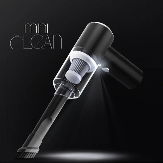 MiniClean – Limpieza Compacta – Deja tu auto y hogar impecables sin esfuerzo
