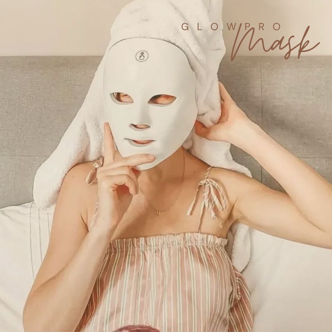 GlowPro Mask - Máscara LED Facial - Rejuvenece tu piel en solo 20 minutos al día