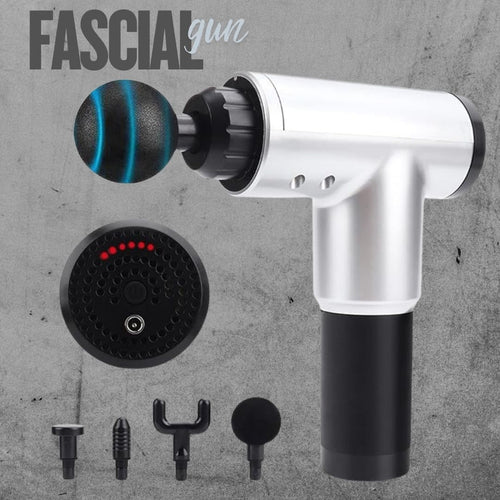 Fascial Gun Pro — Masaje Percutivo — Alivio muscular inmediato en solo 10 minutos