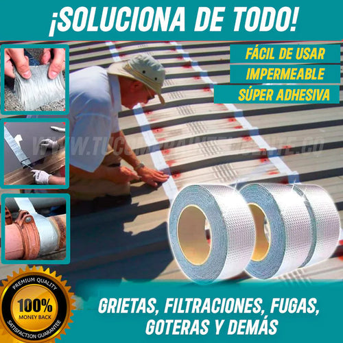 ImperMax ™-5 cm Ancho x 5 M Largo- Solución al instante para filtraciones y humedad.