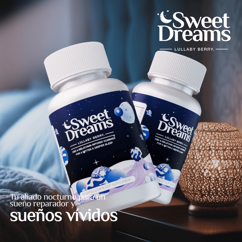 Sweet Dreams™-60 capsulas de Sueño Reparador- efectos relajantes en 30 minutos.