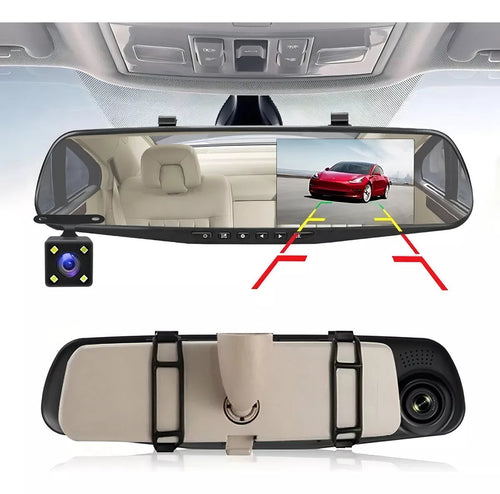 Espejo Retrovisor- Camara Frontal Y Retro
