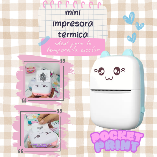 PocketPrint™- Impresora Portátil- Productividad al Instante.