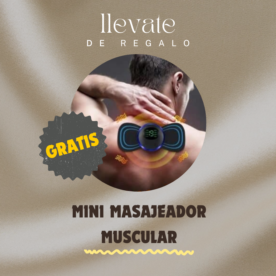 RelaxFeet™ + Mini Masajeador Muscular -reduce hinchazón con solo 15 minutos al día.