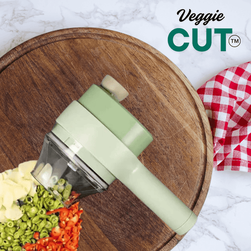 VeggieCut™-Picador Multifuncional Recargable-Cocina el doble de rápido con cero complicaciones