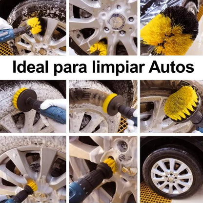 Turbo Clean™-Kit Cepillos para Taladro 30 piezas para limpieza extrema (NO INLUYE TALADRO)