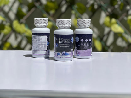 Sweet Dreams™-60 capsulas de Sueño Reparador- efectos relajantes en 30 minutos.
