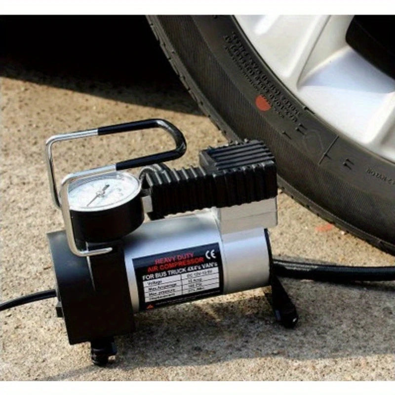 Mini compresor de aire -Inflado en menos de 2 minutos: listo para cualquier emergencia.