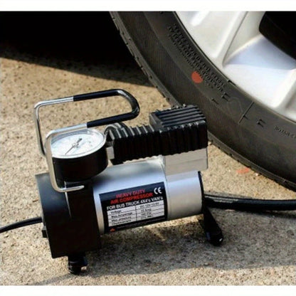 Mini compresor de aire -Inflado en menos de 2 minutos: listo para cualquier emergencia.