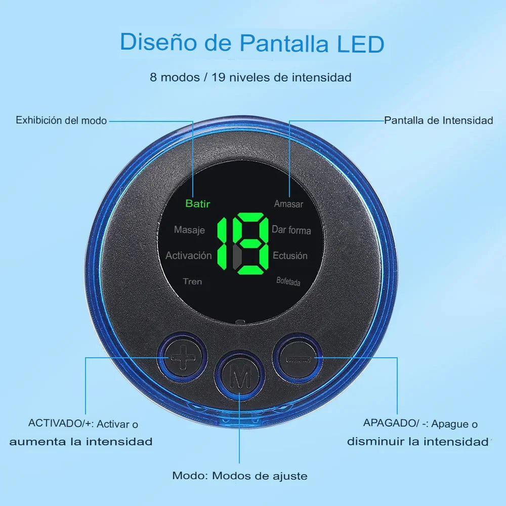 2x1 RelaxEase Masajeador Portátil – Alivia Tensiones al Instante – Recupera tu bienestar en solo minutos, estés donde estés.