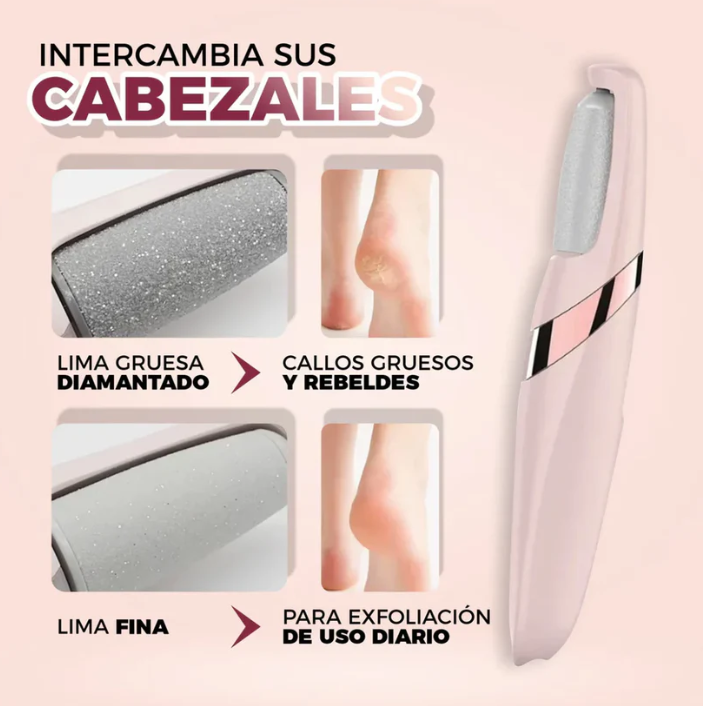 FeetPeeler – Elimina durezas sin esfuerzo – Siente tus pies suaves y ligeros desde el primer uso