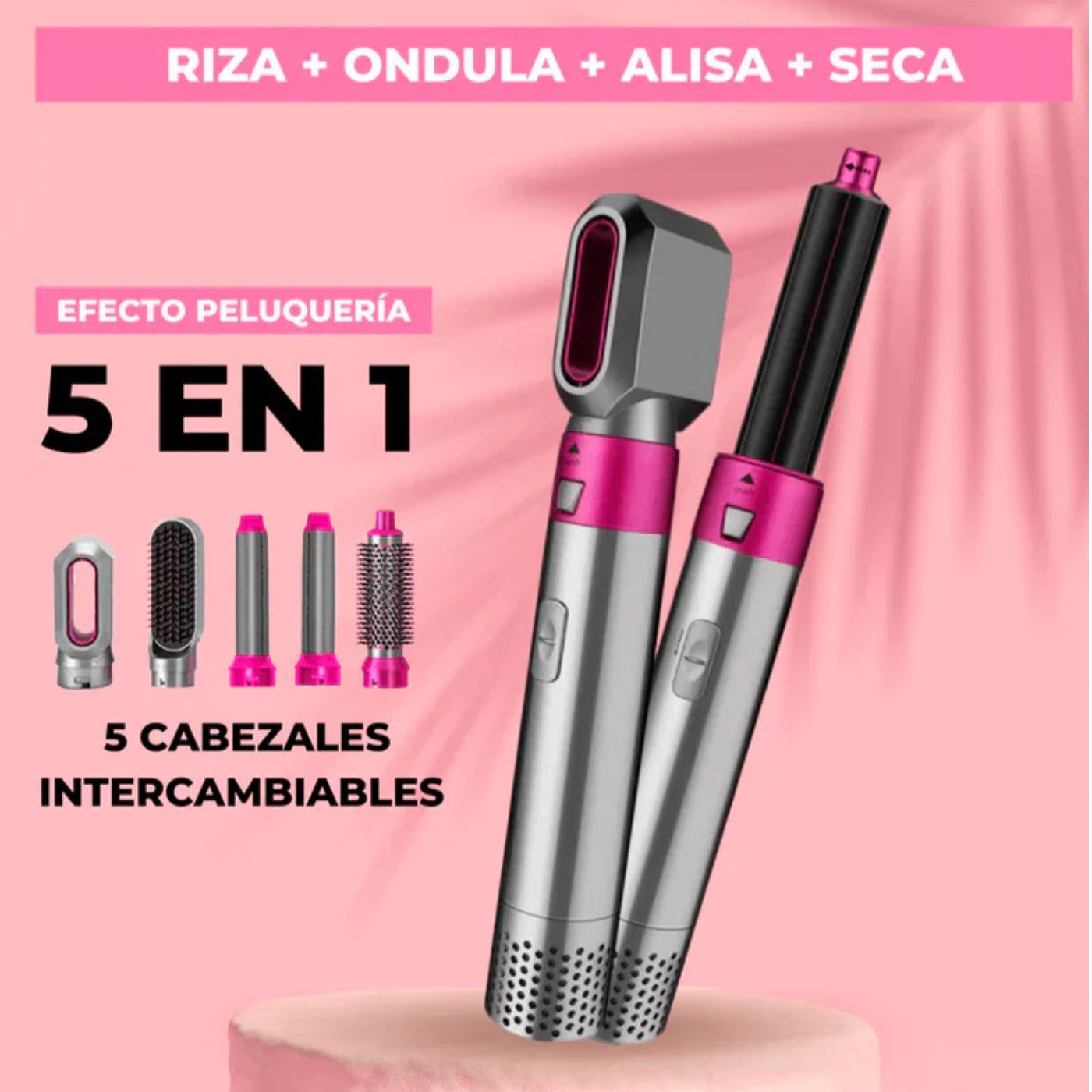 StylePro 5 en 1 – Transforma tu cabello en minutos con resultados profesionales