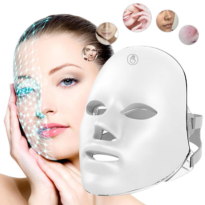 GlowPro Mask - Máscara LED Facial - Rejuvenece tu piel en solo 20 minutos al día