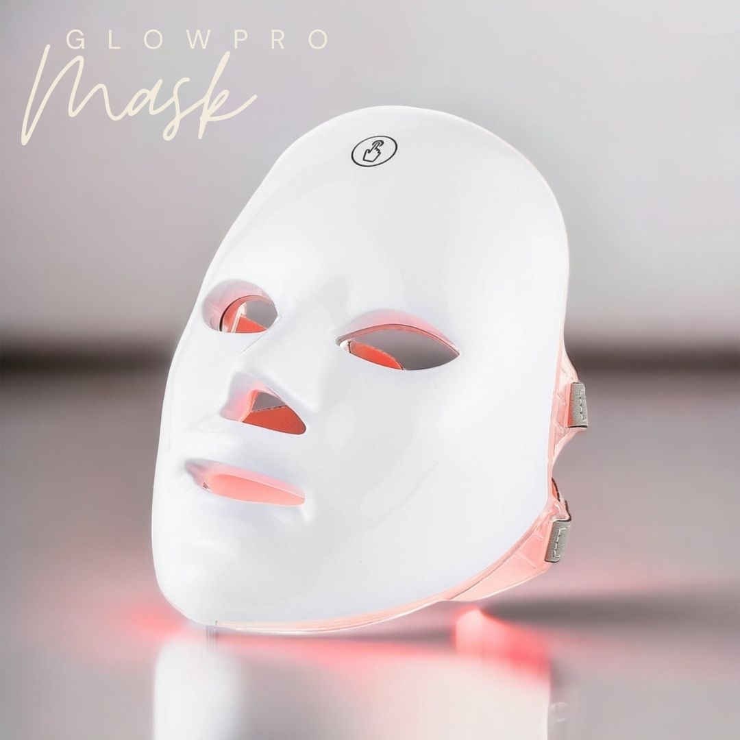 GlowPro Mask - Máscara LED Facial - Rejuvenece tu piel en solo 20 minutos al día