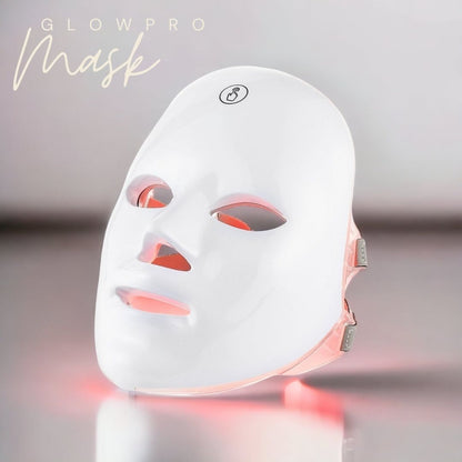 GlowPro Mask - Máscara LED Facial - Rejuvenece tu piel en solo 20 minutos al día