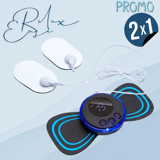 2x1 RelaxEase Masajeador Portátil – Alivia Tensiones al Instante – Recupera tu bienestar en solo minutos, estés donde estés.