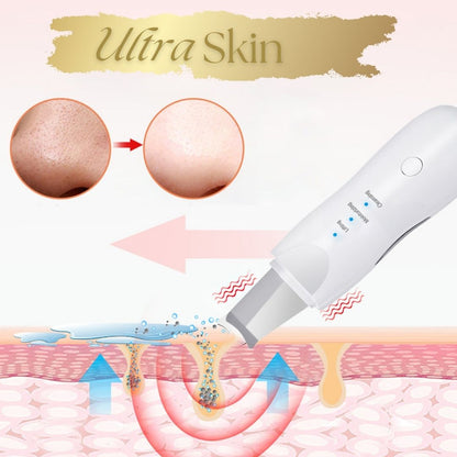 UltraSkin – Espátula Facial Ultrasónica Exfoliante + ¡2 Fundas de Regalo! 🎁